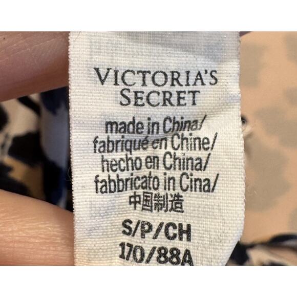 Victorias Secret Leopard Print Crop Top Backless Strappy Back Y2K Festival Small - Picture 4 of 6